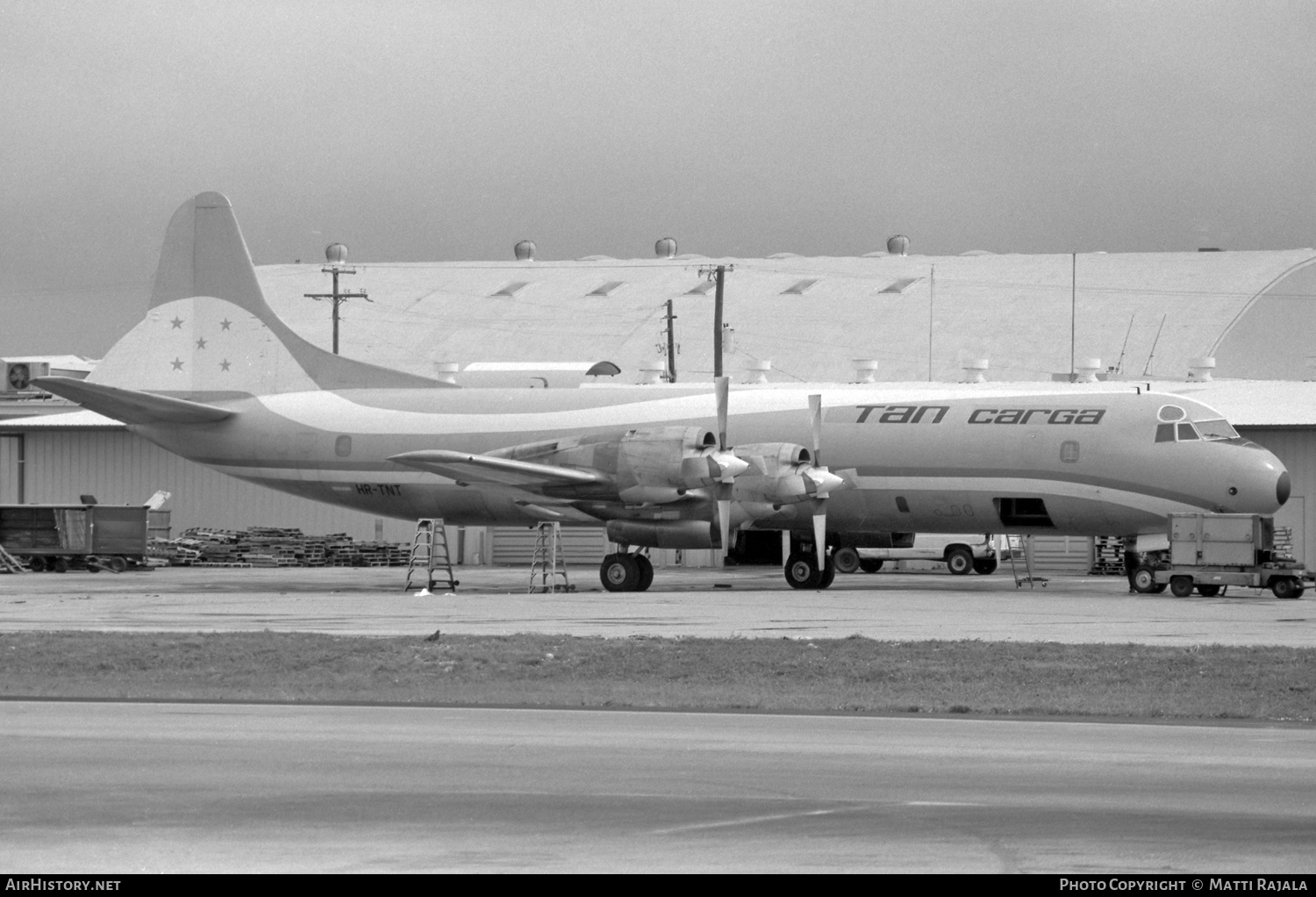 Aircraft Photo of HR-TNT | Lockheed L-188A(F) Electra | TAN Carga - Transportes Aereos Nacionales | AirHistory.net #676899