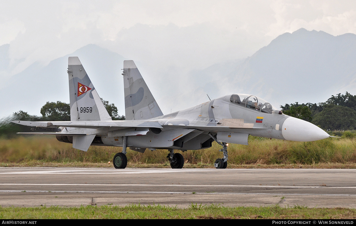 Aircraft Photo of 9959 | Sukhoi Su-30MK2 | Venezuela - Air Force | AirHistory.net #676911