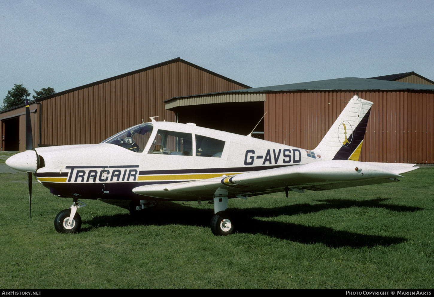 Aircraft Photo of G-AVSD | Piper PA-28-180 Cherokee C | Tracair | AirHistory.net #676917