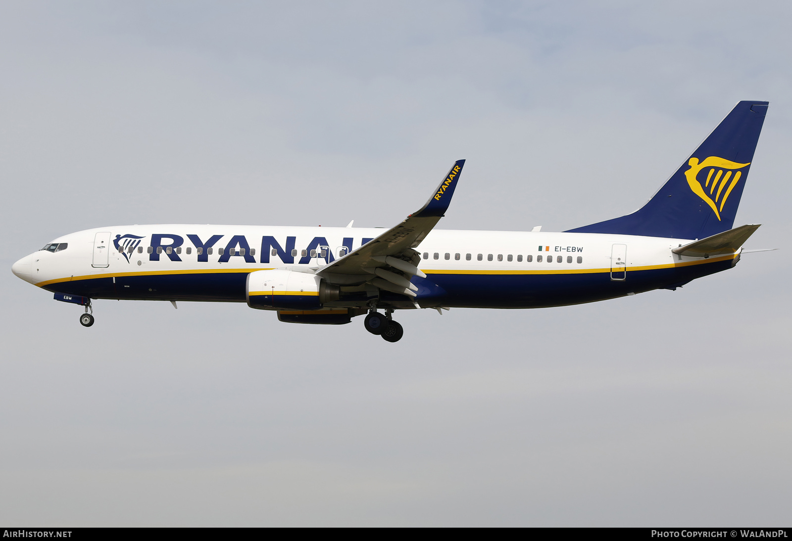 Aircraft Photo of EI-EBW | Boeing 737-8AS | Ryanair | AirHistory.net #676930