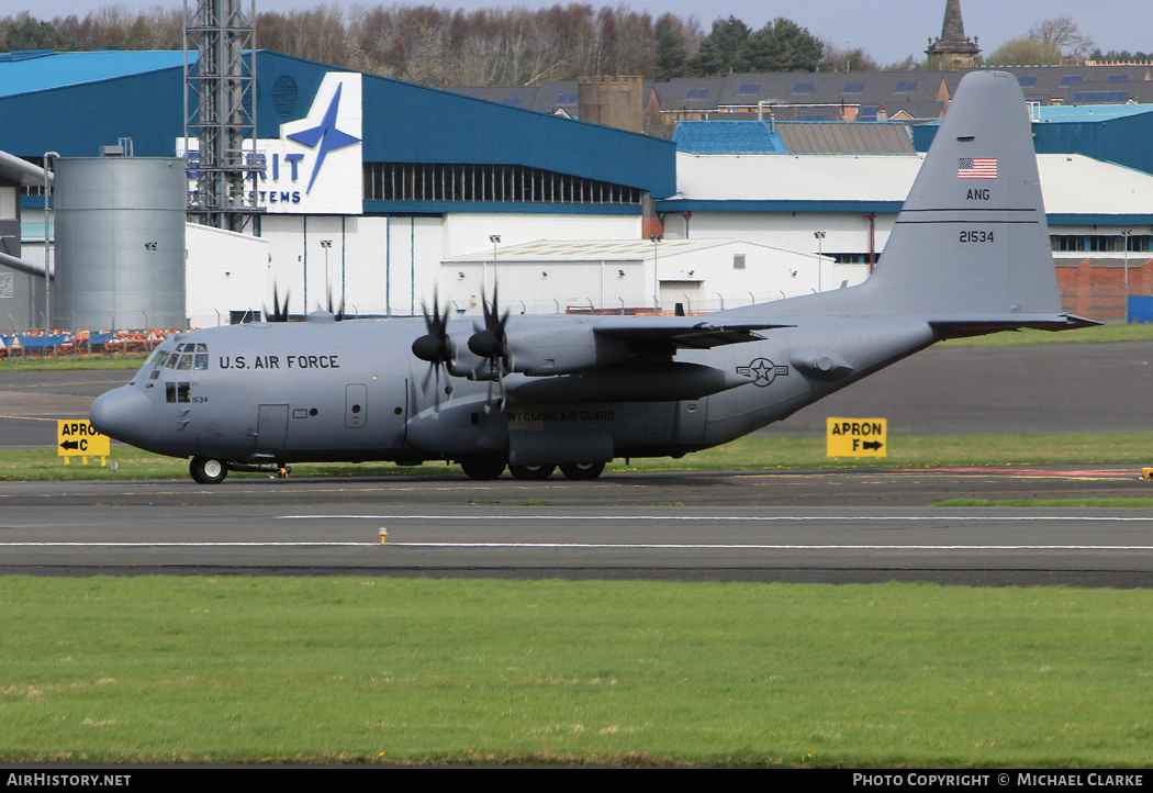 Aircraft Photo of 92-1534 / 21534 | Lockheed C-130H Hercules | USA - Air Force | AirHistory.net #676947