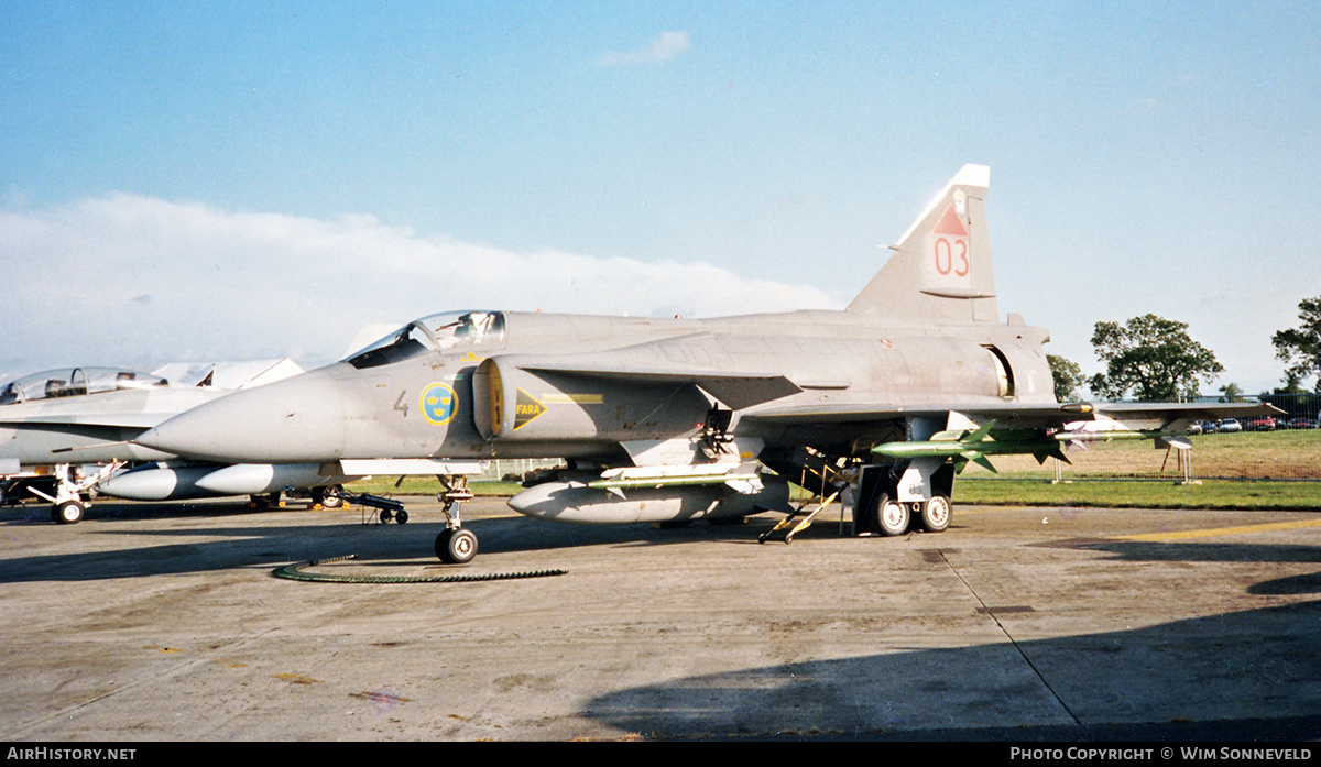 Aircraft Photo of 37446 | Saab JA37C Viggen | Sweden - Air Force | AirHistory.net #676963