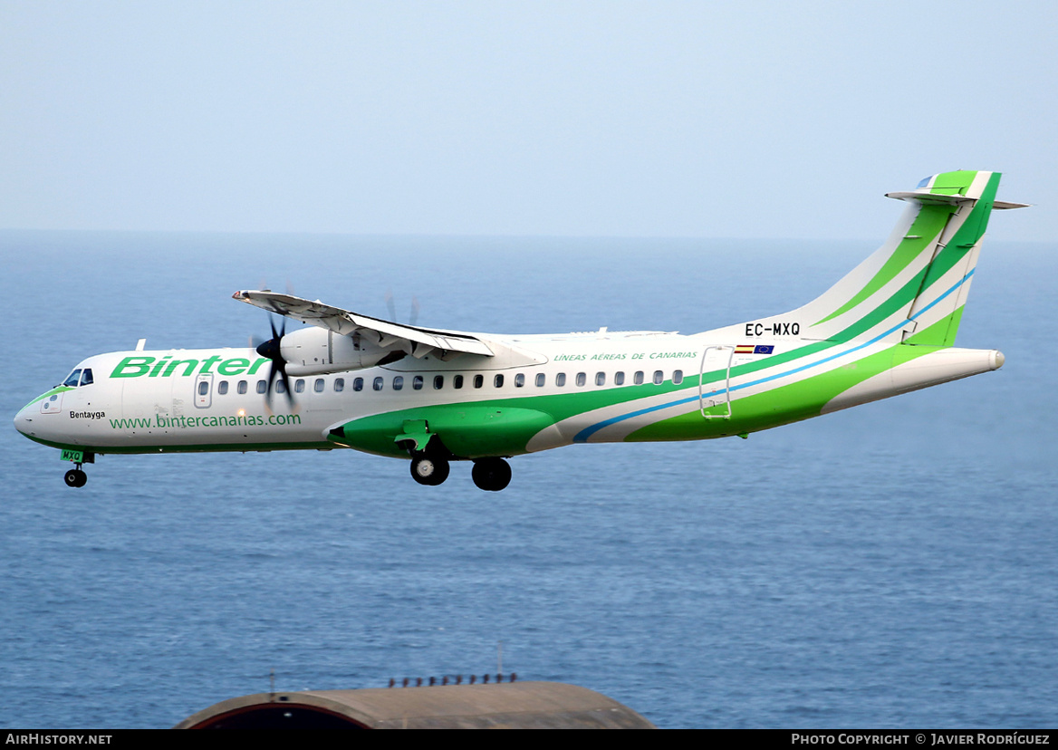 Aircraft Photo of EC-MXQ | ATR ATR-72-600 (ATR-72-212A) | Binter Canarias | AirHistory.net #677001