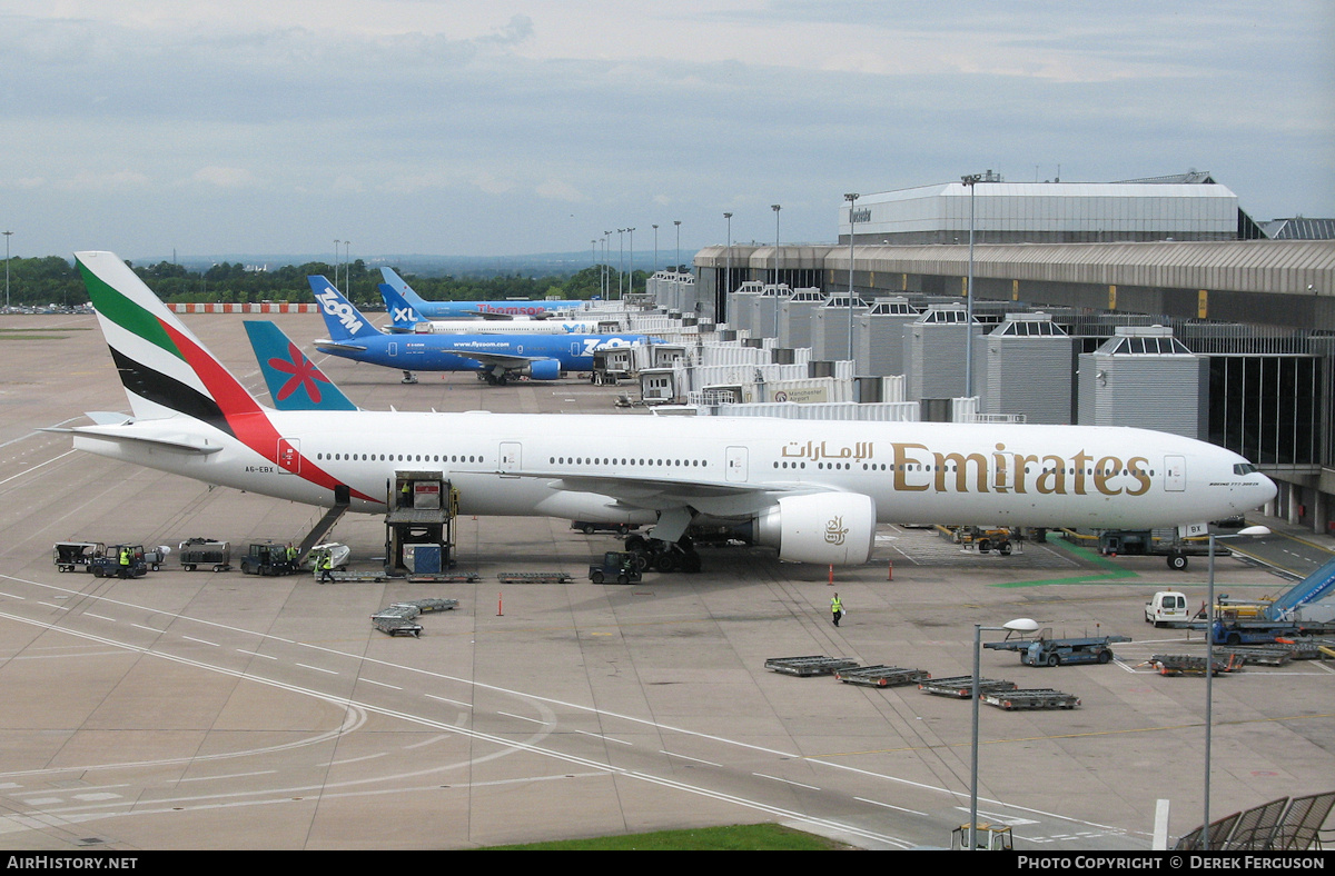 Aircraft Photo of A6-EBX | Boeing 777-31H/ER | Emirates | AirHistory.net #677004