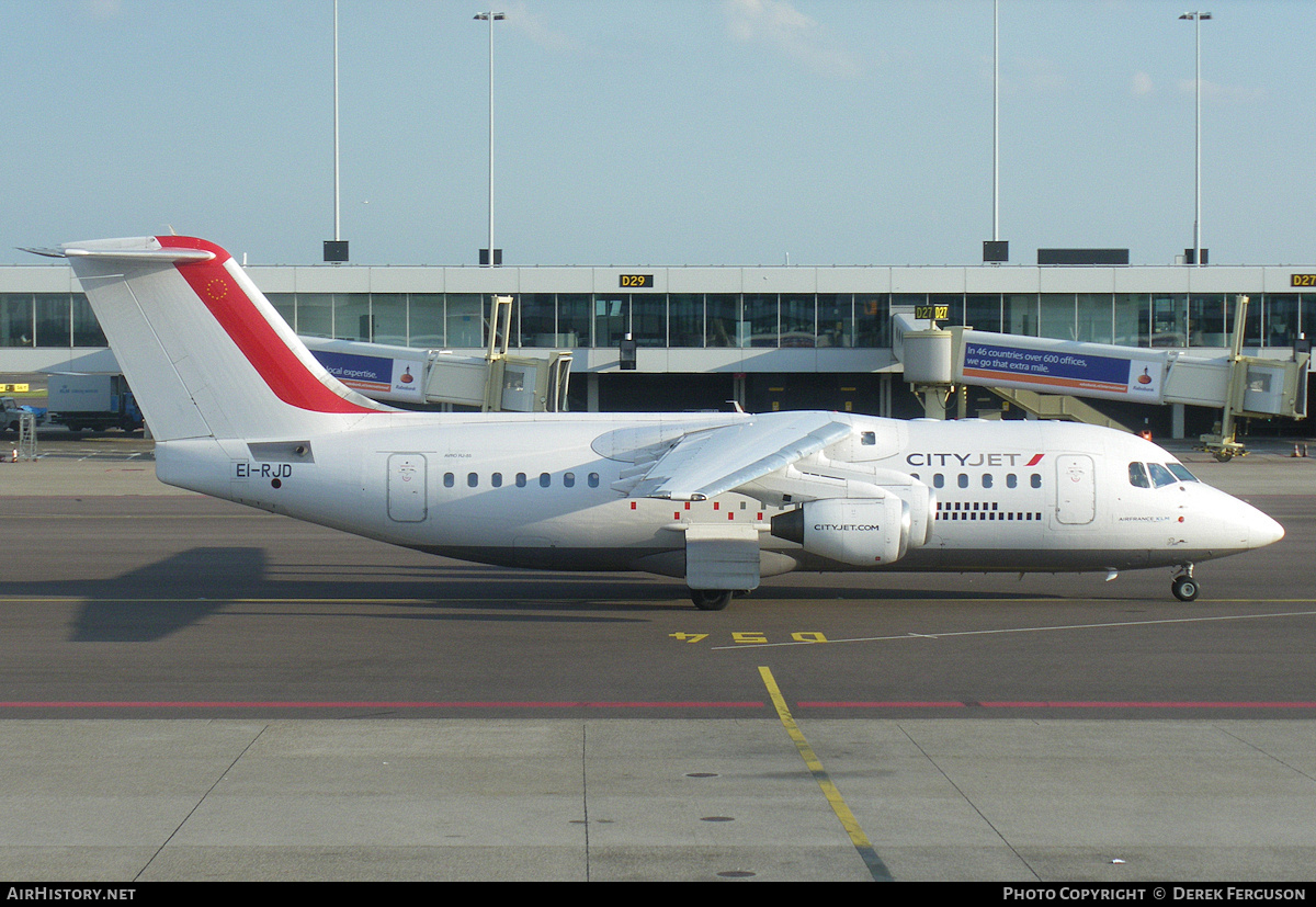 Aircraft Photo of EI-RJD | British Aerospace Avro 146-RJ85 | CityJet | AirHistory.net #677026