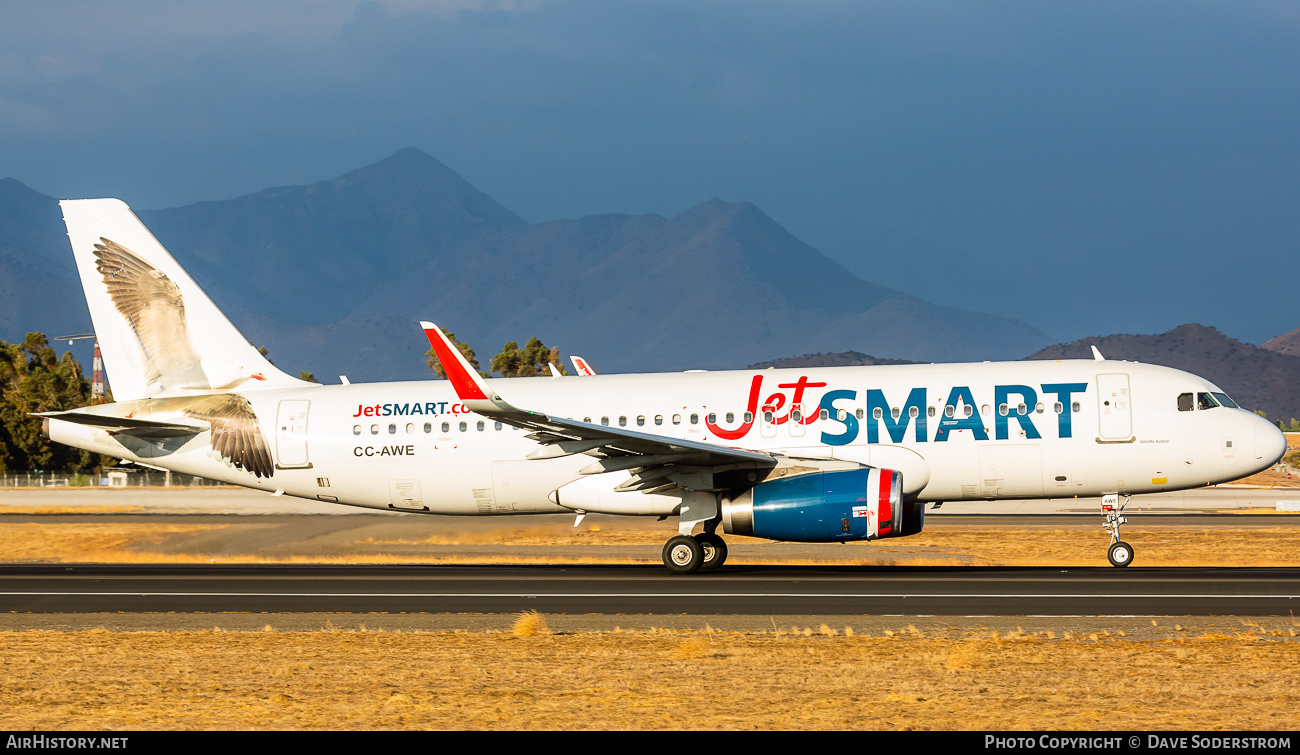 Aircraft Photo of CC-AWE | Airbus A320-232 | JetSmart | AirHistory.net #677082