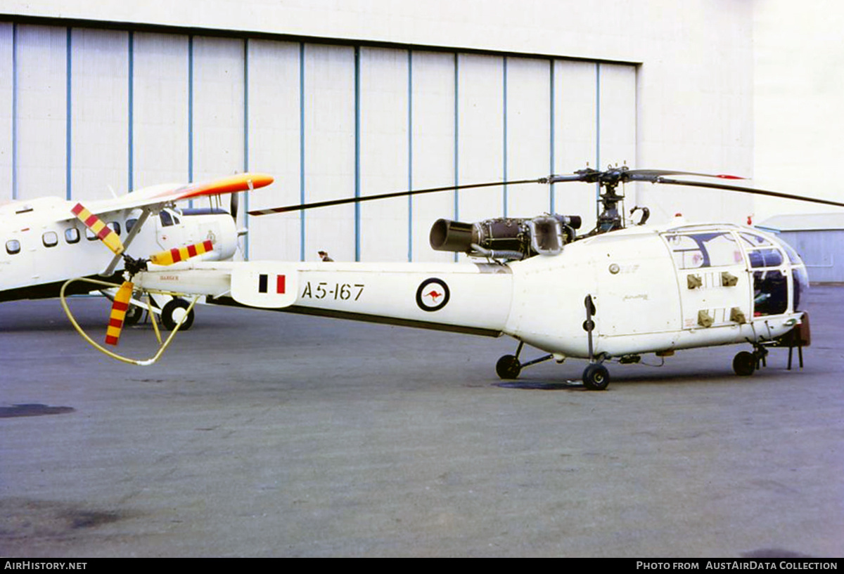 Aircraft Photo of A5-167 | Sud SA-316B Alouette III | Australia - Air Force | AirHistory.net #677086