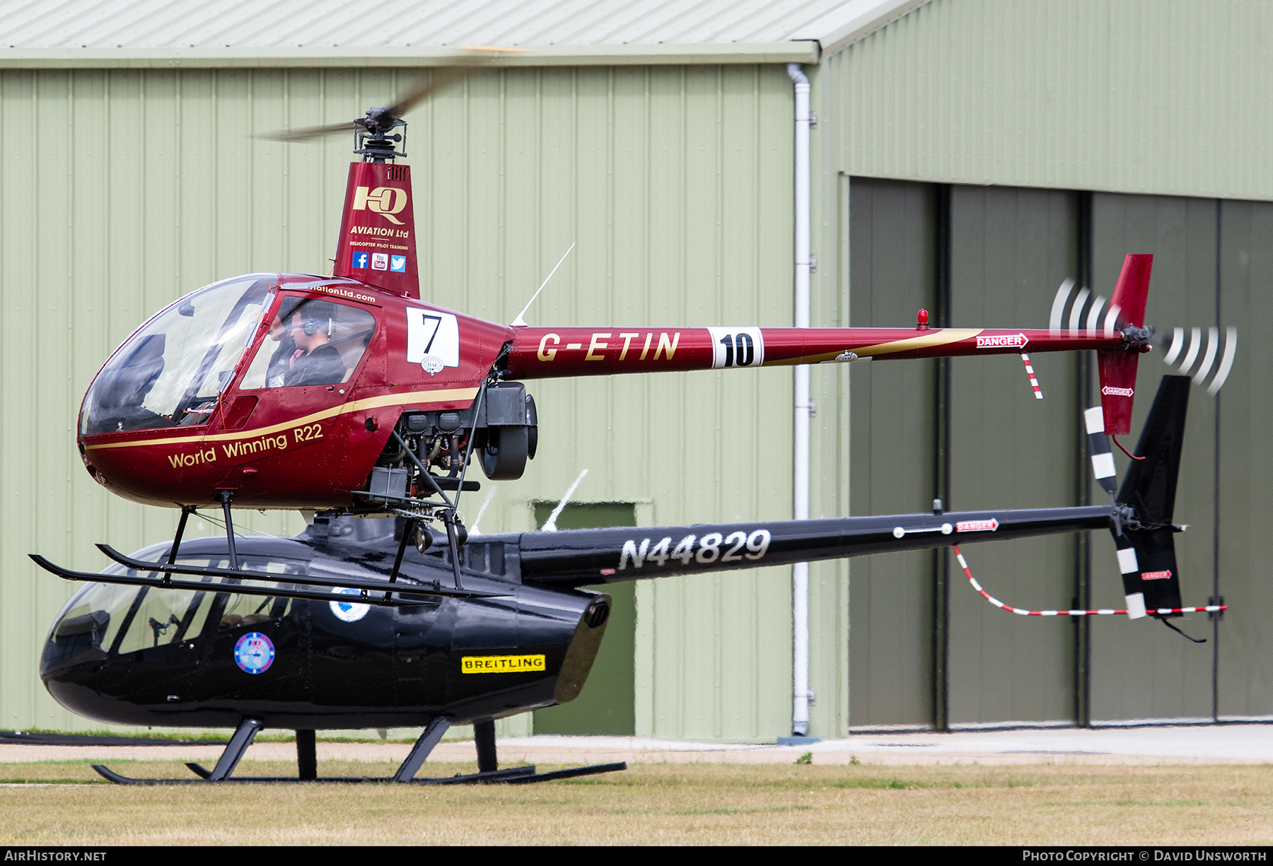 Aircraft Photo of G-ETIN | Robinson R-22 Beta | HQ Aviation | AirHistory.net #677117