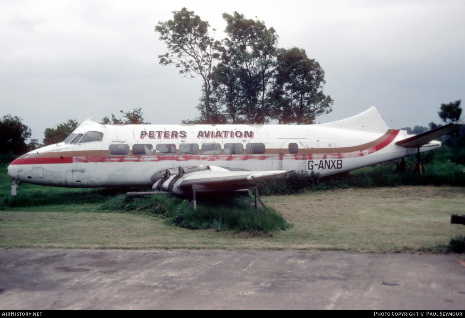 Aircraft Photo of G-ANXB | De Havilland D.H. 114 Heron 1B | Peters Aviation | AirHistory.net #677129