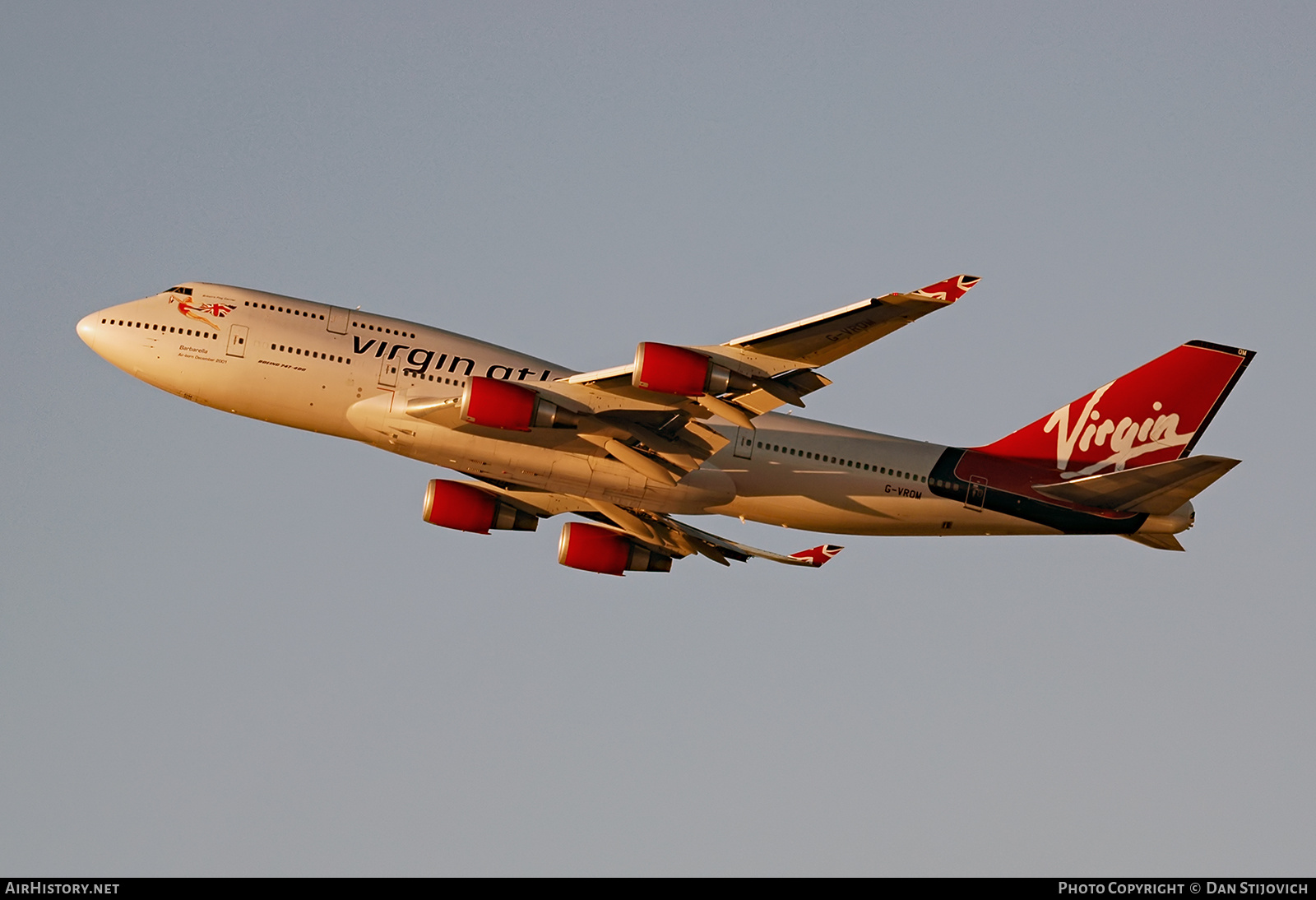 Aircraft Photo of G-VROM | Boeing 747-443 | Virgin Atlantic Airways | AirHistory.net #677139