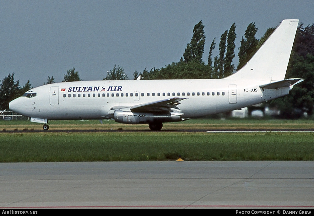 Aircraft Photo of TC-JUS | Boeing 737-2Q8/Adv | Sultan Air | AirHistory.net #677140