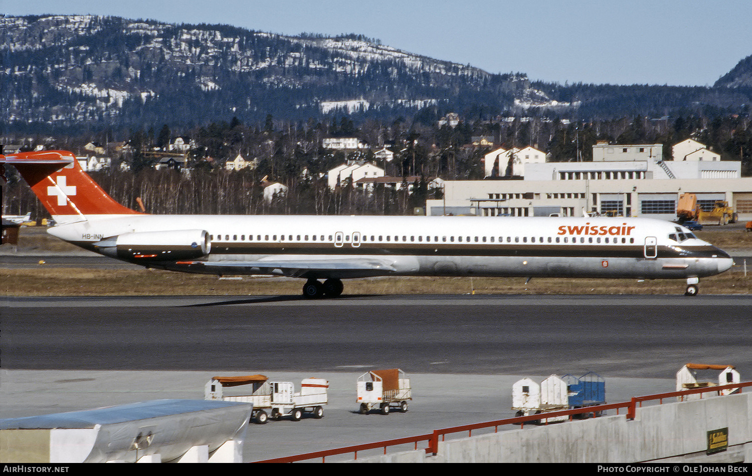 Aircraft Photo of HB-INN | McDonnell Douglas MD-81 (DC-9-81) | Swissair | AirHistory.net #677146