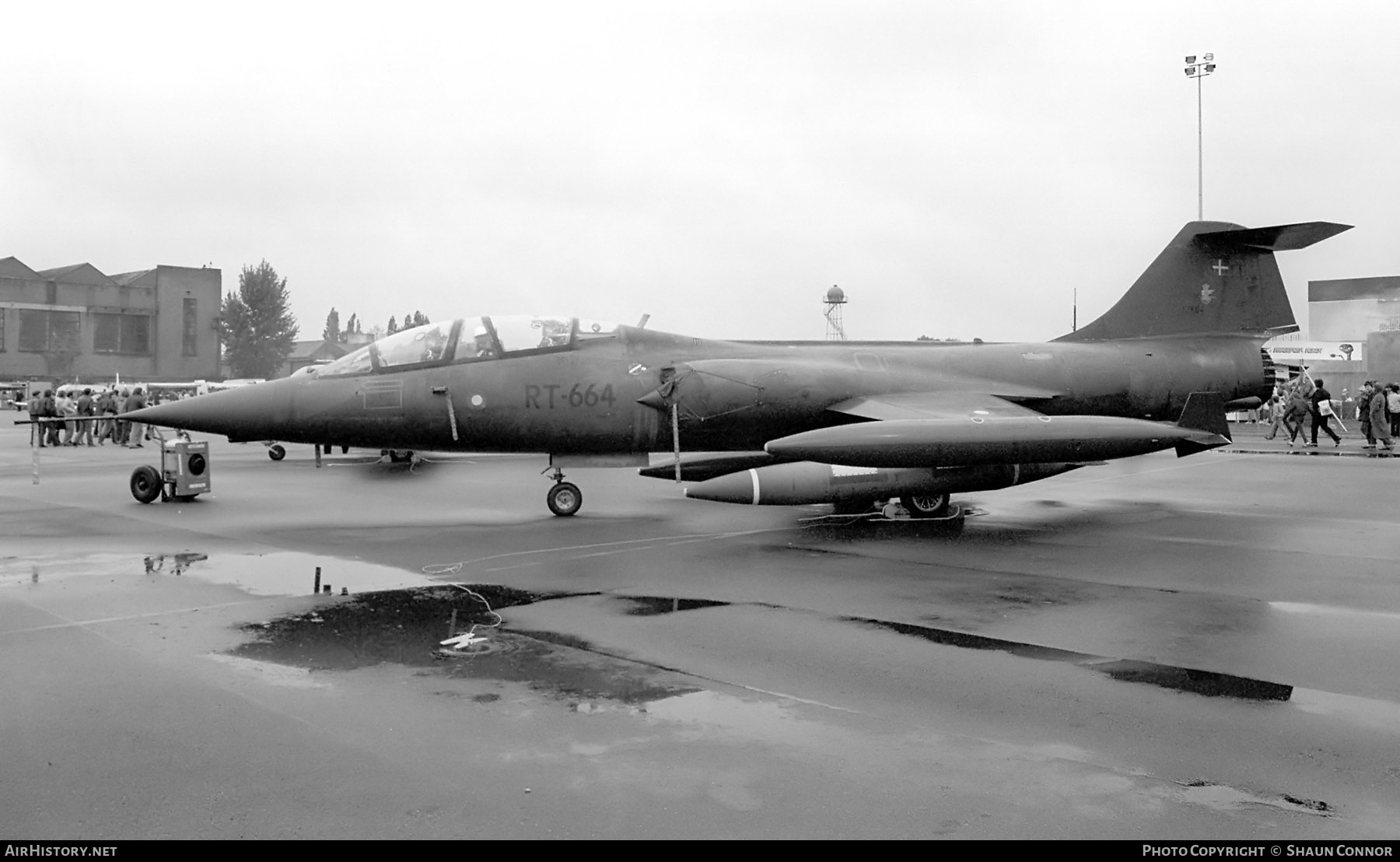 Aircraft Photo of RT-664 | Lockheed CF-104D Starfighter Mk.2 | Denmark - Air Force | AirHistory.net #677164