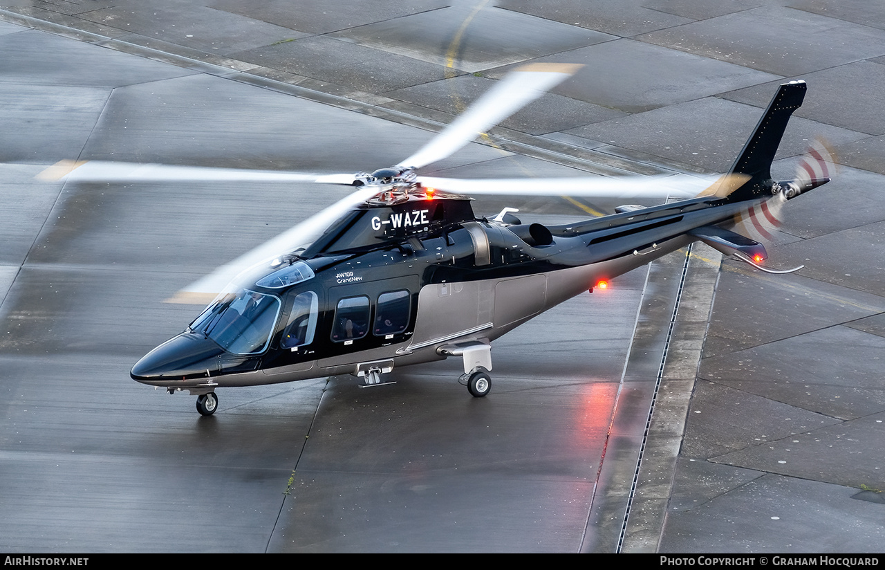 Aircraft Photo of G-WAZE | Leonardo AW-109SP Grand New | AirHistory.net #677166