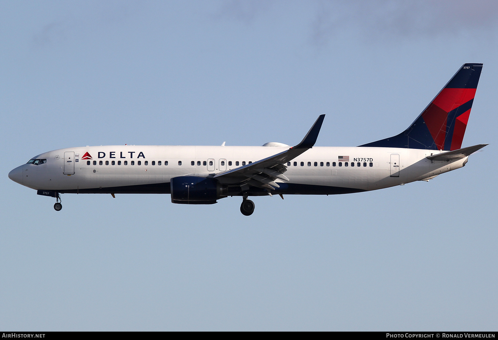 Aircraft Photo of N3757D | Boeing 737-832 | Delta Air Lines | AirHistory.net #677172