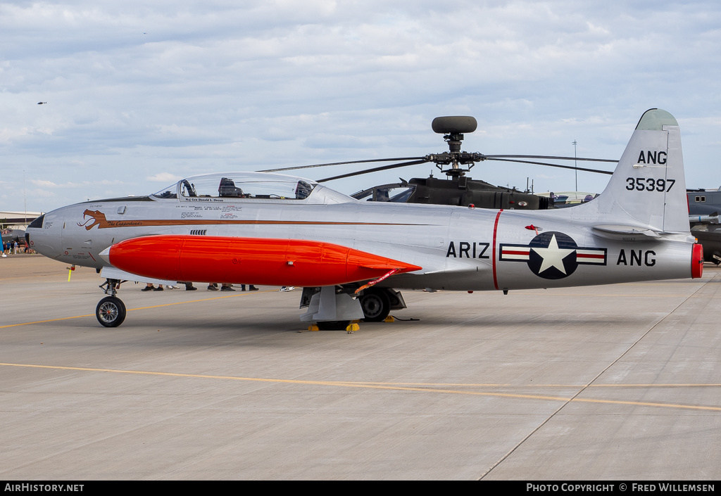 Aircraft Photo of N161AZ / 35397 | Canadair CT-133 Silver Star 3 | USA - Air Force | AirHistory.net #677215