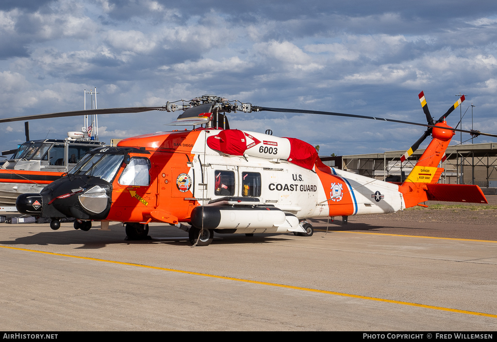 Aircraft Photo of 6003 | Sikorsky MH-60T Jayhawk (S-70B-5) | USA - Coast Guard | AirHistory.net #677223