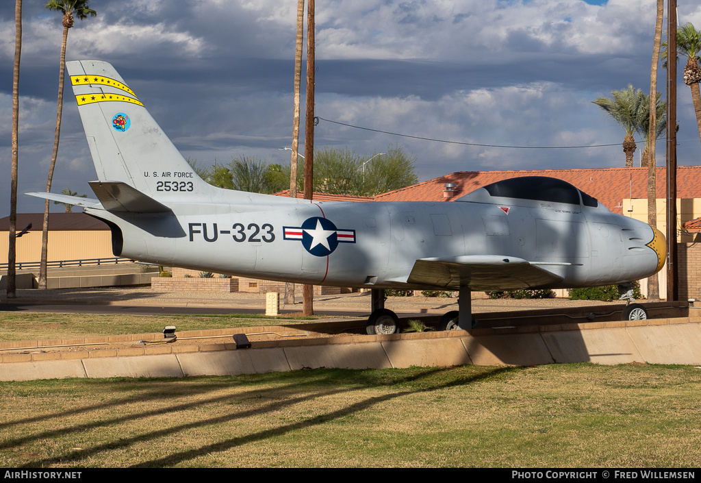 Aircraft Photo of 52-5323 / 25323 | North American F-86F Sabre | USA - Air Force | AirHistory.net #677224