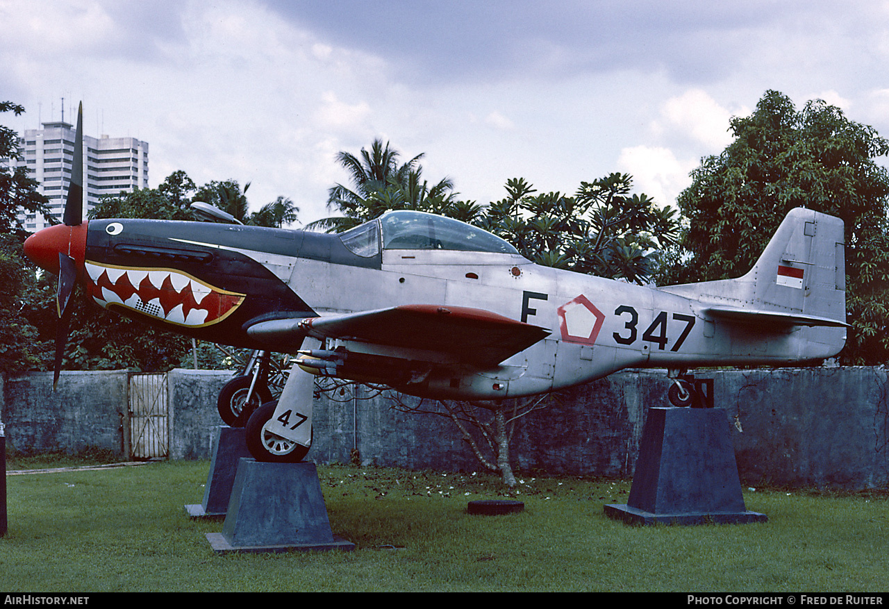 Aircraft Photo of F-347 | North American P-51 Mustang II | Indonesia - Air Force | AirHistory.net #677275