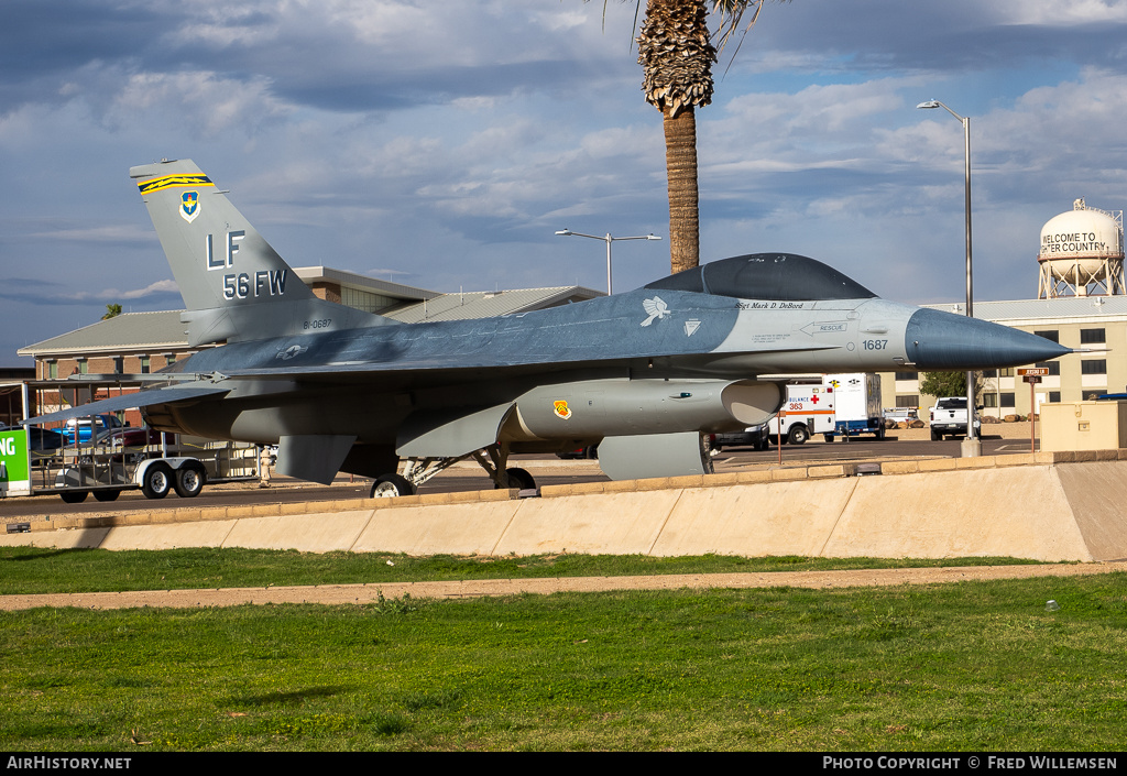 Aircraft Photo of 81-0687 | General Dynamics F-16A Fighting Falcon | USA - Air Force | AirHistory.net #677277