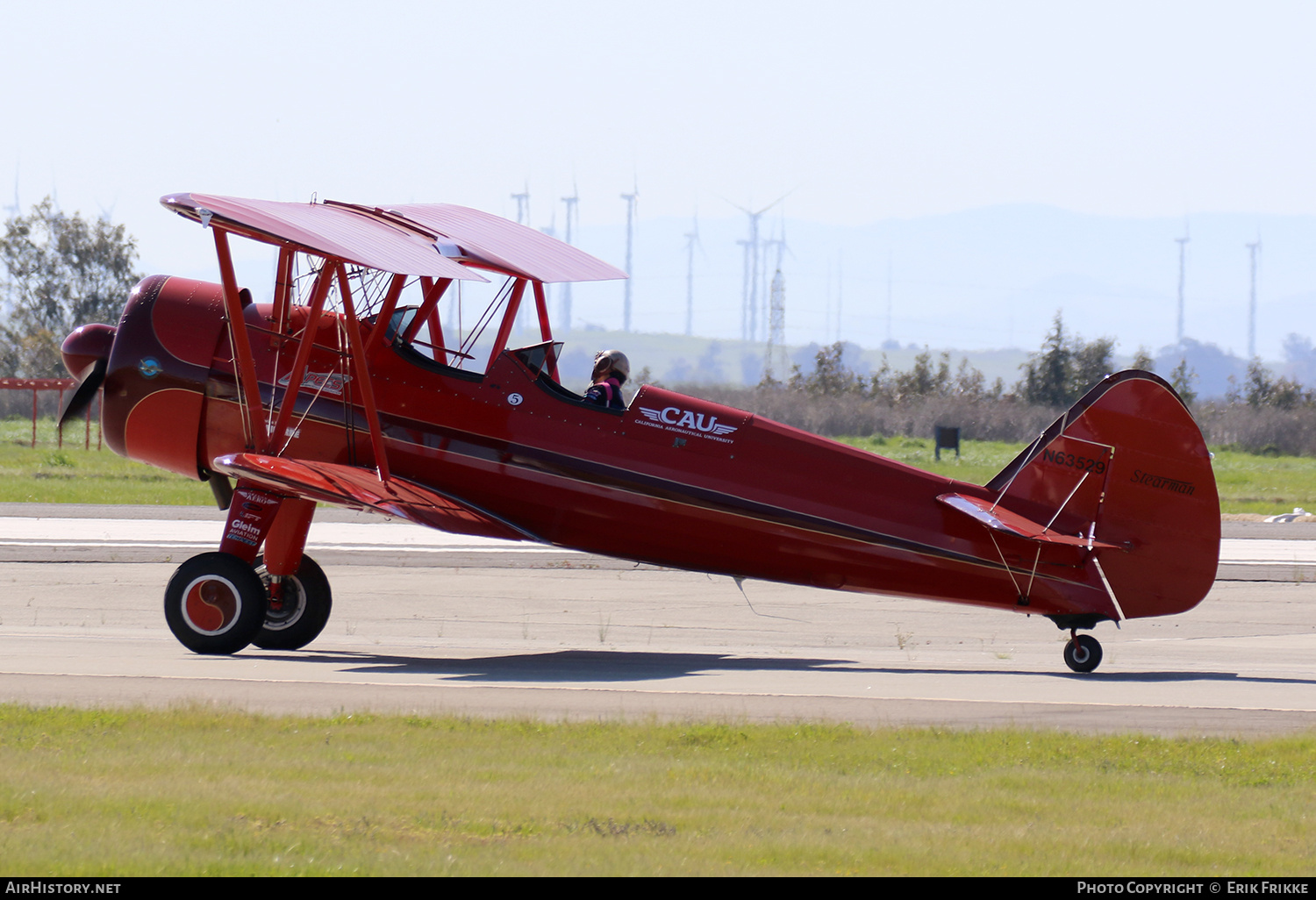 Aircraft Photo of N63529 | Stearman PT-17/R985 Kaydet (A75N1) | California Aeronautical University - CAU | AirHistory.net #677287