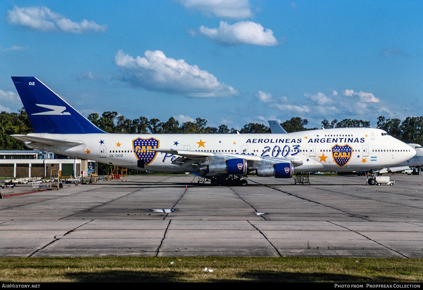 Aircraft Photo of LV-OOZ | Boeing 747-287B | Aerolíneas Argentinas | AirHistory.net #677304