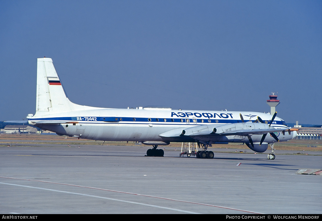 Aircraft Photo of RA-75442 | Ilyushin Il-18DTs Tsiklon | Aeroflot | AirHistory.net #677343