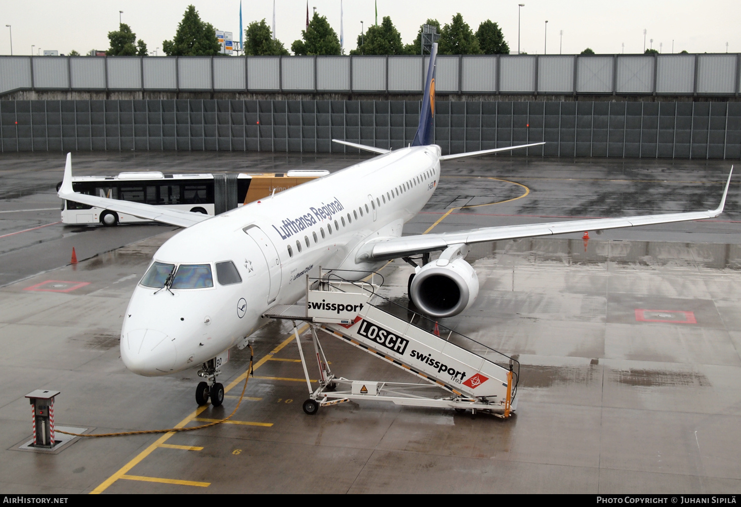 Aircraft Photo of D-AEBQ | Embraer 195LR (ERJ-190-200LR) | Lufthansa Regional | AirHistory.net #677351