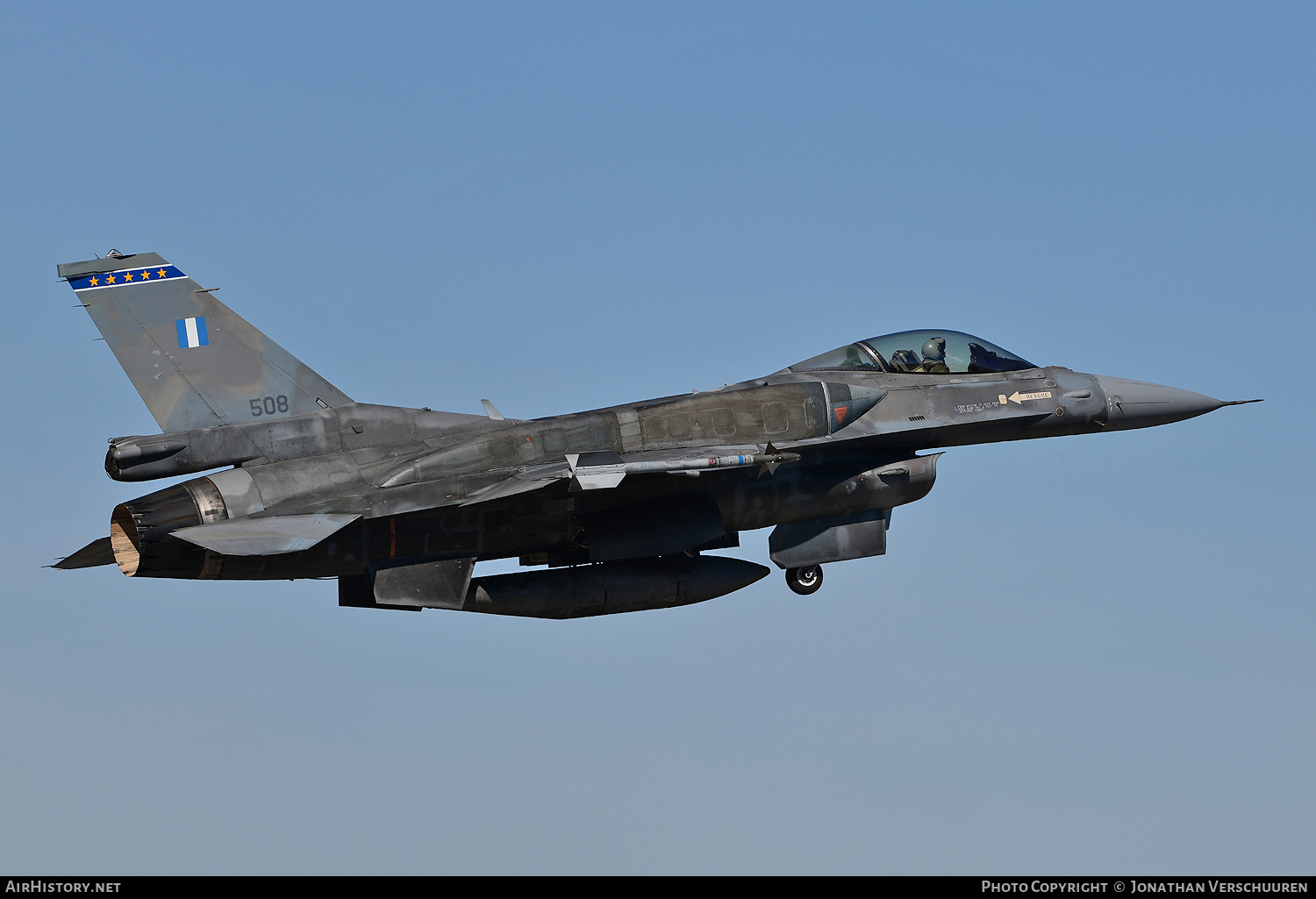 Aircraft Photo of 508 | Lockheed Martin F-16CJ Fighting Falcon | Greece - Air Force | AirHistory.net #677353