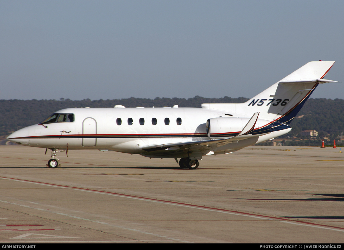 Aircraft Photo of N5736 | Raytheon Hawker 800XP | AirHistory.net #677367