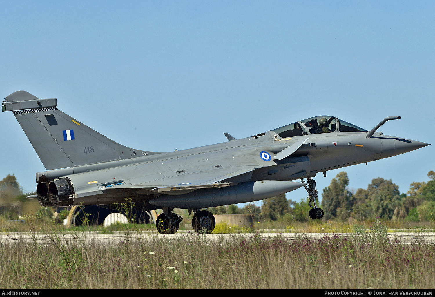 Aircraft Photo of 418 | Dassault Rafale EG | Greece - Air Force | AirHistory.net #677371