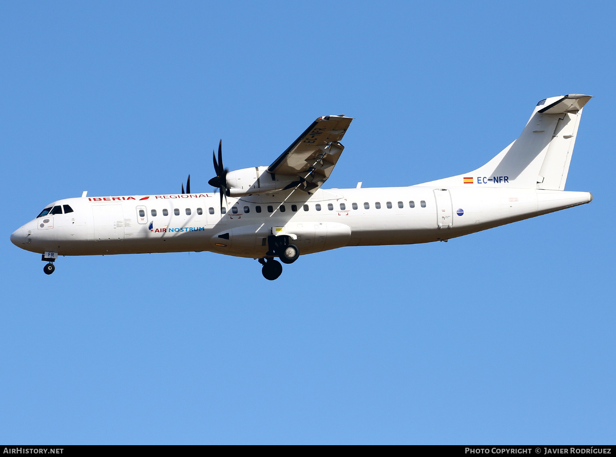 Aircraft Photo of EC-NFR | ATR ATR-72-600 (ATR-72-212A) | Iberia Regional | AirHistory.net #677381