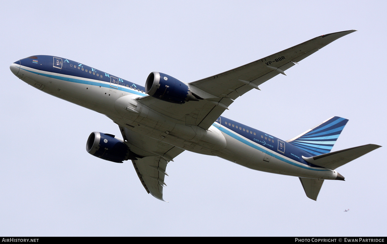 Aircraft Photo of VP-BBR | Boeing 787-8 Dreamliner | Azerbaijan Airlines - AZAL - AHY | AirHistory.net #677387