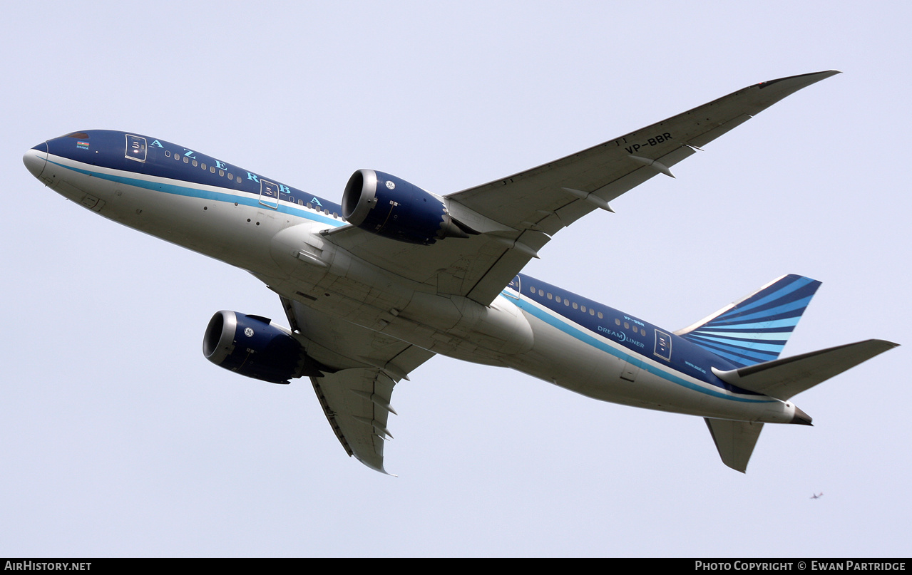 Aircraft Photo of VP-BBR | Boeing 787-8 Dreamliner | Azerbaijan Airlines - AZAL - AHY | AirHistory.net #677387