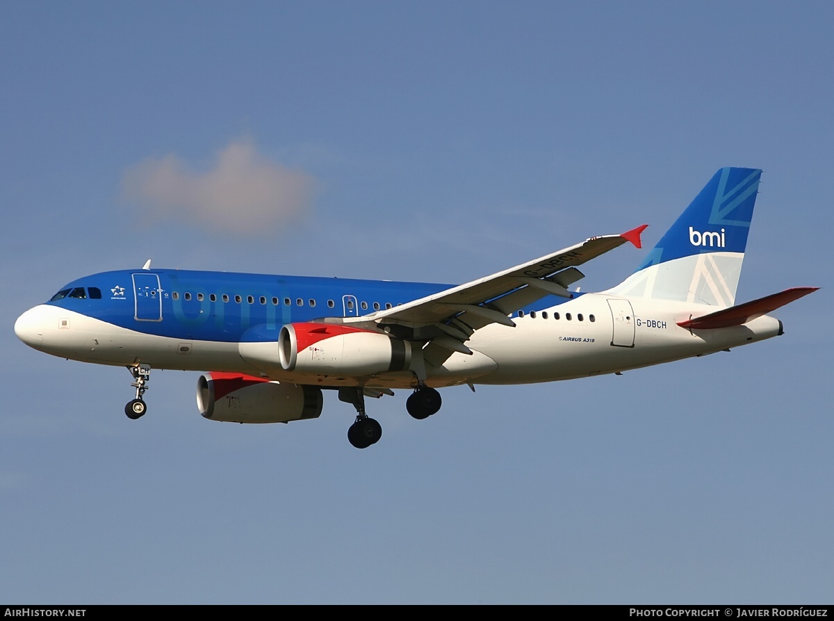 Aircraft Photo of G-DBCH | Airbus A319-131 | BMI - British Midland International | AirHistory.net #677397