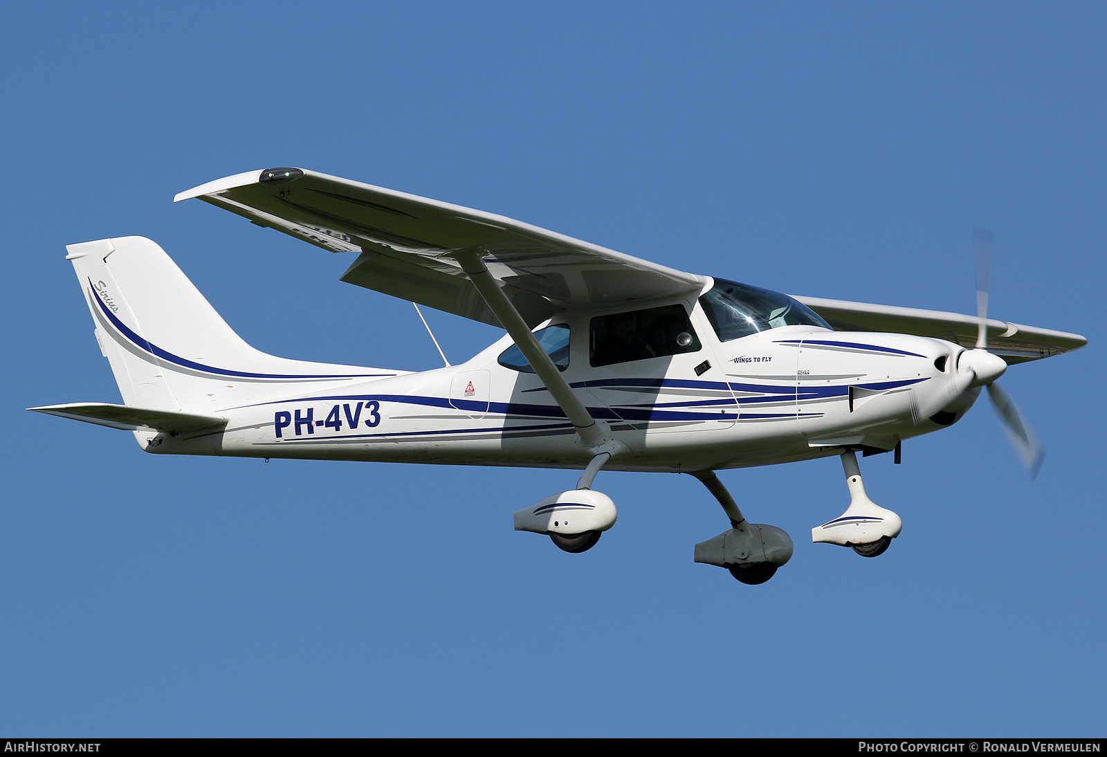 Aircraft Photo of PH-4V3 | TL Ultralight TL-3000 Sirius | Wings to Fly | AirHistory.net #677401