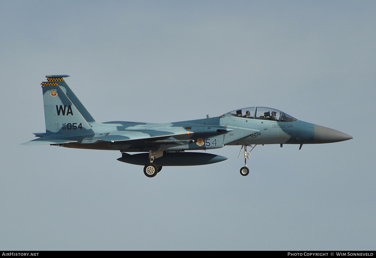 Aircraft Photo of 80-0054 / AF80-054 | McDonnell Douglas F-15D Eagle | USA - Air Force | AirHistory.net #677420