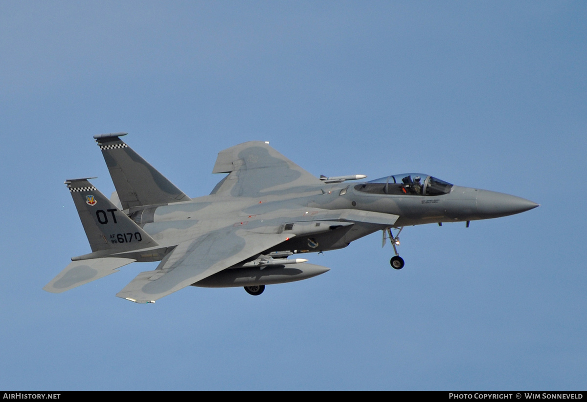 Aircraft Photo of 86-0170 / AF86-6170 | McDonnell Douglas F-15C Eagle | USA - Air Force | AirHistory.net #677422