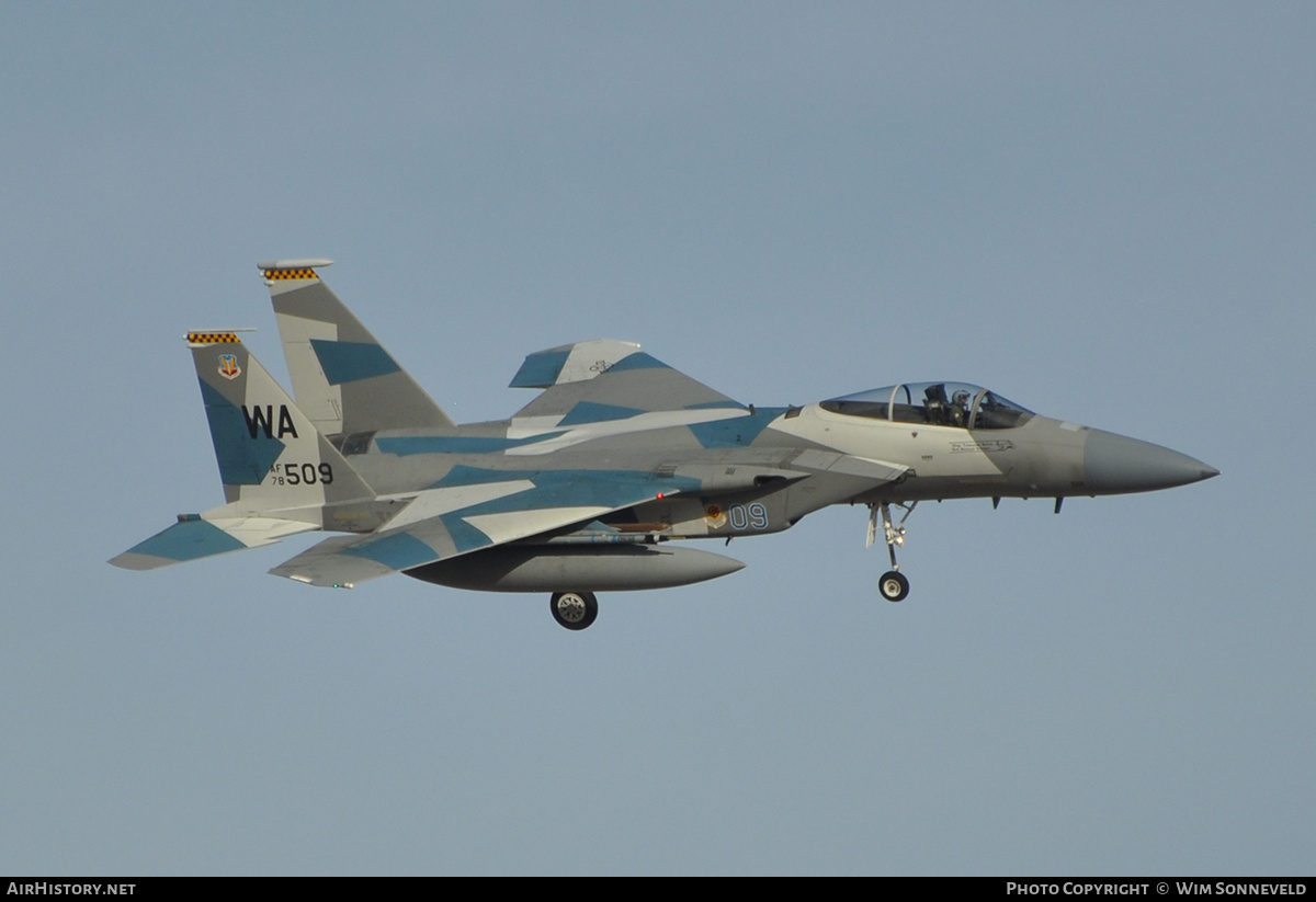 Aircraft Photo of 78-0509 / AF78-509 | McDonnell Douglas F-15C Eagle | USA - Air Force | AirHistory.net #677426