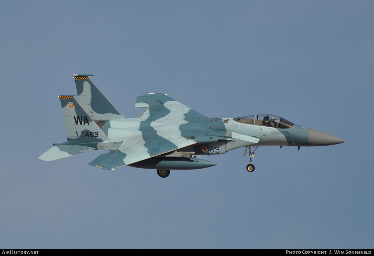 Aircraft Photo of 78-0489 / AF78-489 | McDonnell Douglas F-15C Eagle | USA - Air Force | AirHistory.net #677434