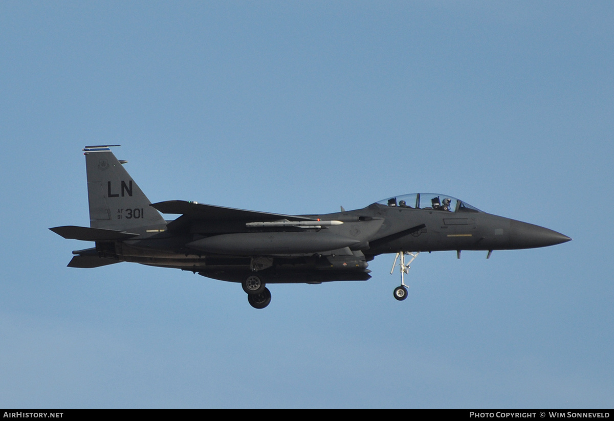 Aircraft Photo of 91-0301 / AF91-301 | McDonnell Douglas F-15E Strike Eagle | USA - Air Force | AirHistory.net #677442