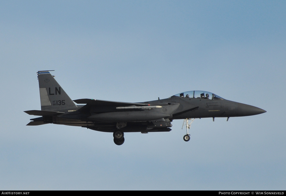 Aircraft Photo of 98-0135 / AF98-135 | Boeing F-15E Strike Eagle | USA - Air Force | AirHistory.net #677448