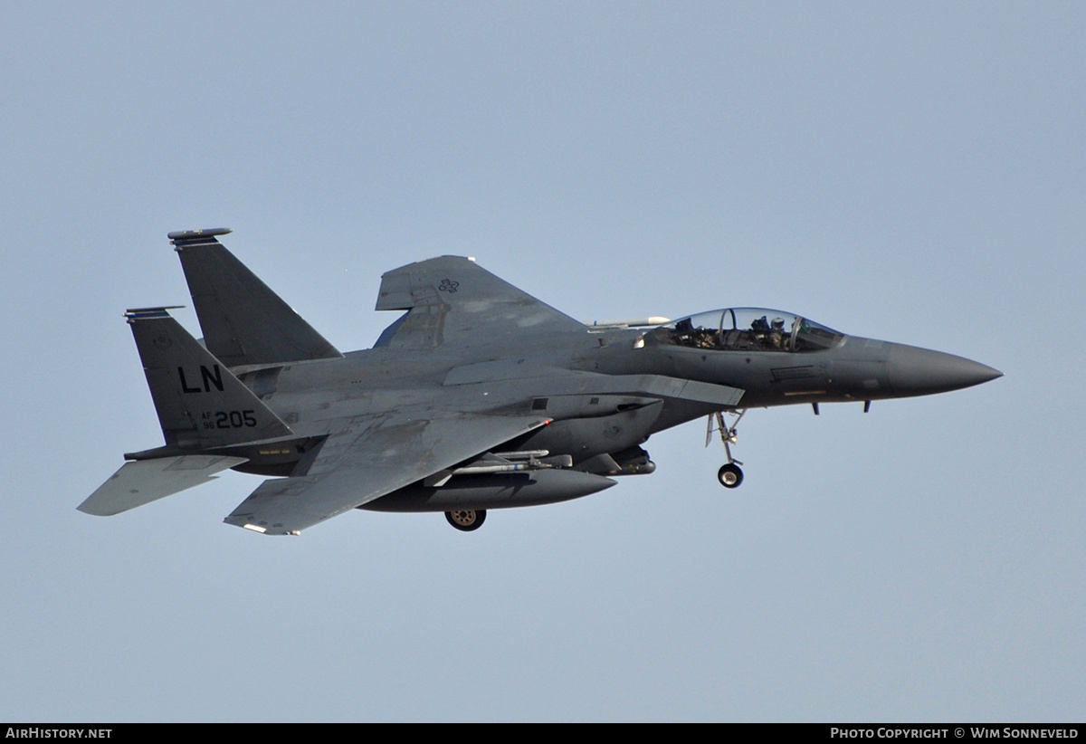 Aircraft Photo of 96-0205 / AF96-205 | Boeing F-15E Strike Eagle | USA - Air Force | AirHistory.net #677450