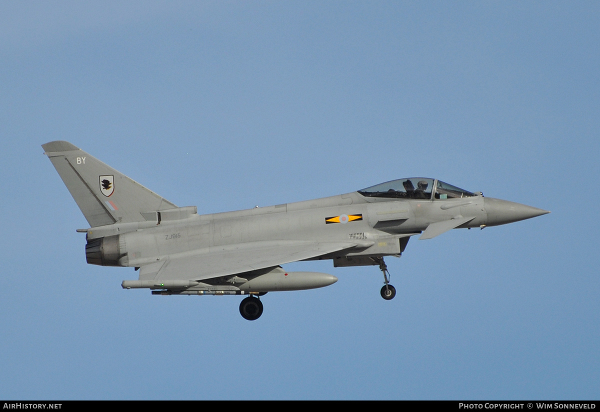 Aircraft Photo of ZJ915 | Eurofighter EF-2000 Typhoon FGR4 | UK - Air Force | AirHistory.net #677453