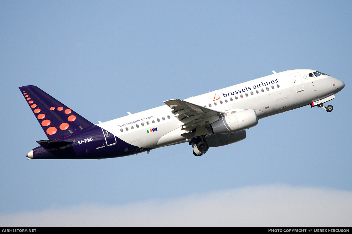 Aircraft Photo of EI-FWD | Sukhoi SSJ-100-95B Superjet 100 (RRJ-95B) | Brussels Airlines | AirHistory.net #677472