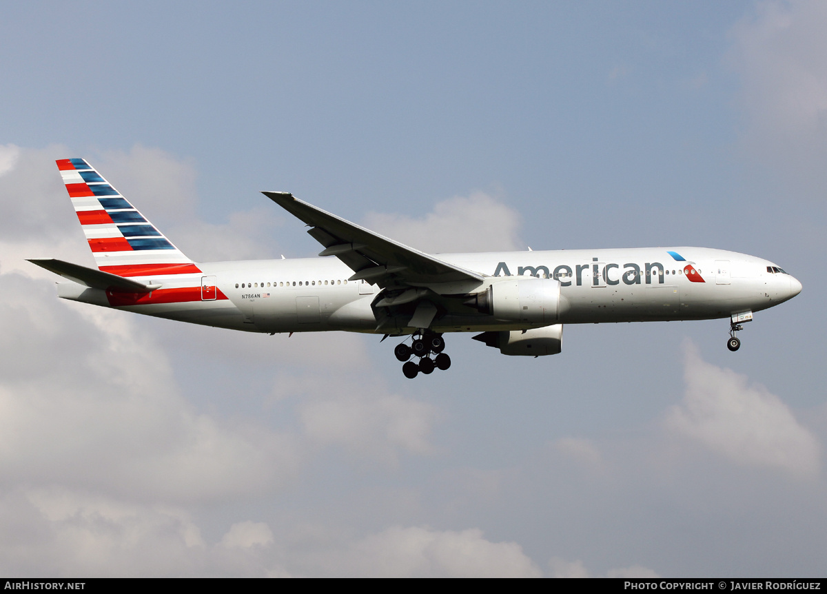Aircraft Photo of N786AN | Boeing 777-223/ER | American Airlines | AirHistory.net #677491