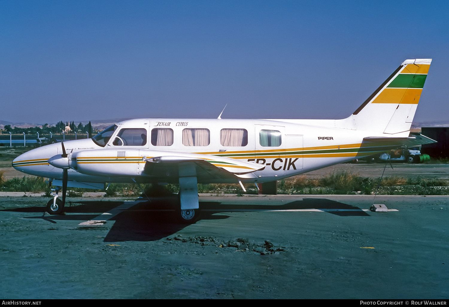 Aircraft Photo of 5B-CIK | Piper PA-31-350 Navajo Chieftain | Jenair Cyprus | AirHistory.net #677551