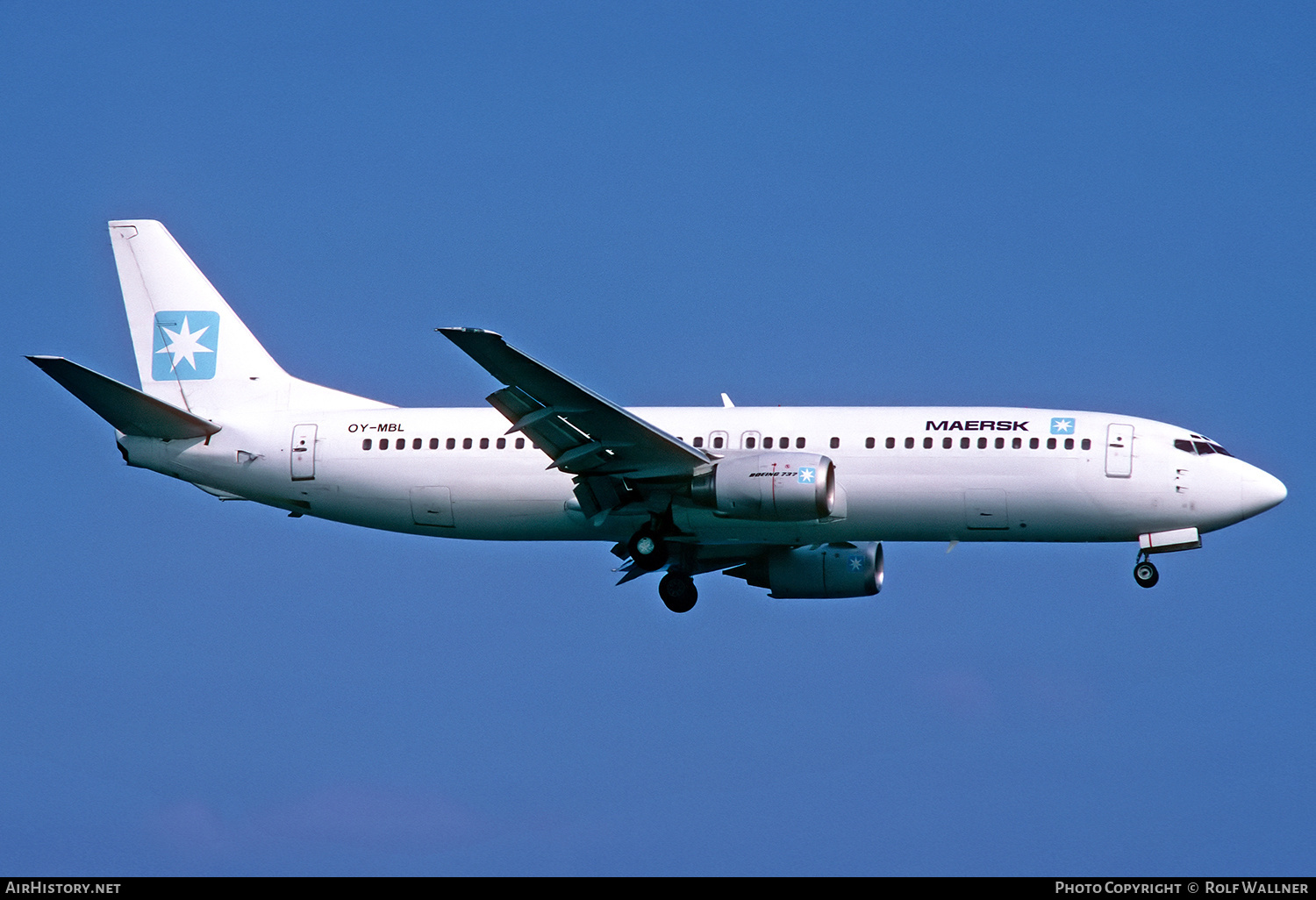 Aircraft Photo of OY-MBL | Boeing 737-4Y0 | Maersk Air | AirHistory.net #677581