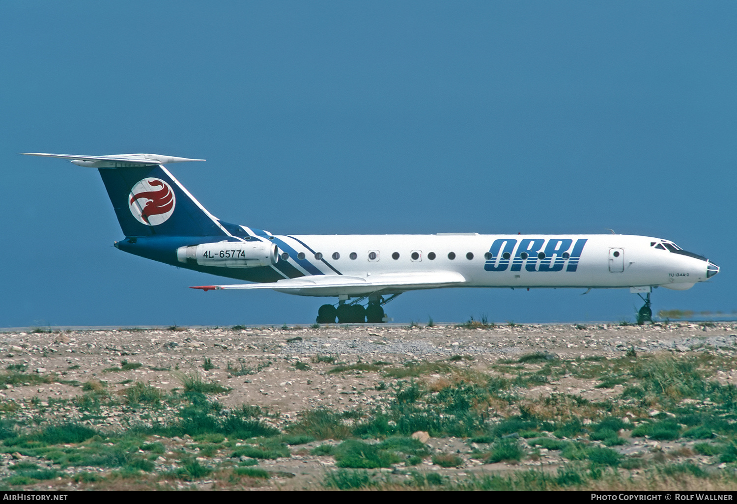 Aircraft Photo of 4L-65774 | Tupolev Tu-134A-3 | Orbi - Georgian Airways | AirHistory.net #677583
