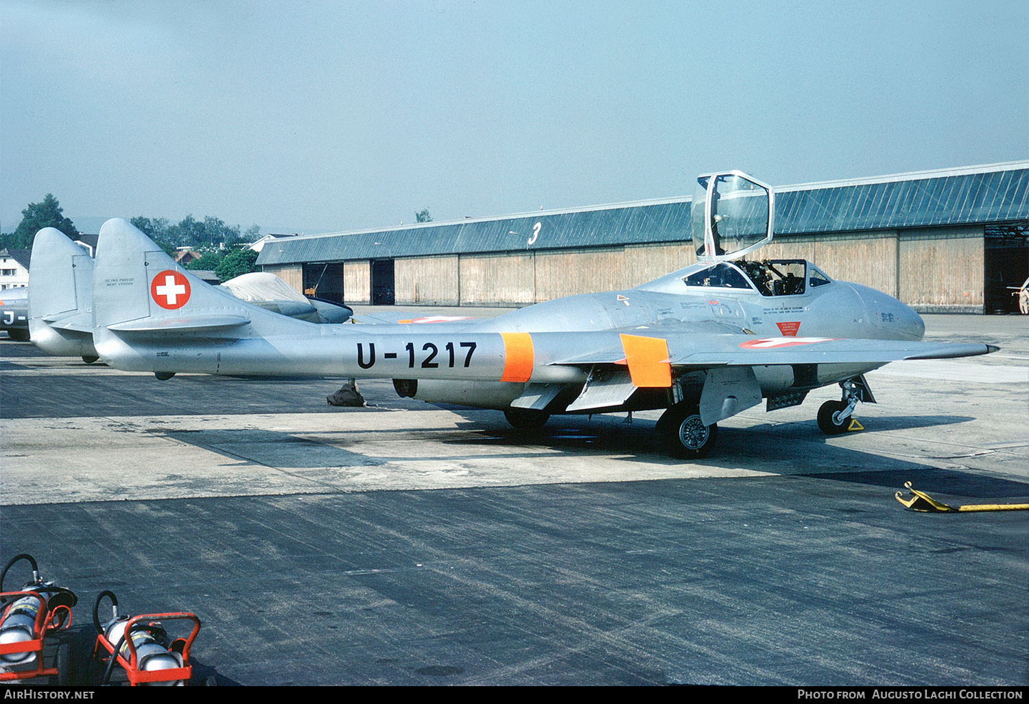Aircraft Photo of U-1217 | De Havilland D.H. 115 Vampire T55 | Switzerland - Air Force | AirHistory.net #677600